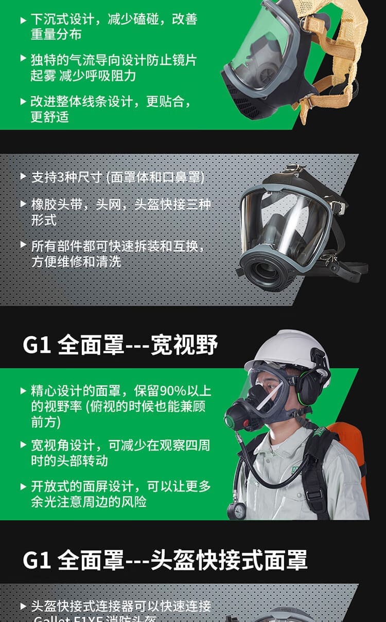 梅思安（MSA） SCBA 10241841 AX2300 空气呼吸器 （9L气瓶、有表瓶阀、胸带）